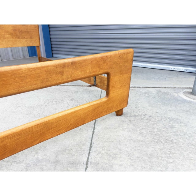 1960s Mid Century Maple Full Bed Frame by Heywood Wakefield For Sale - Image 9 of 12