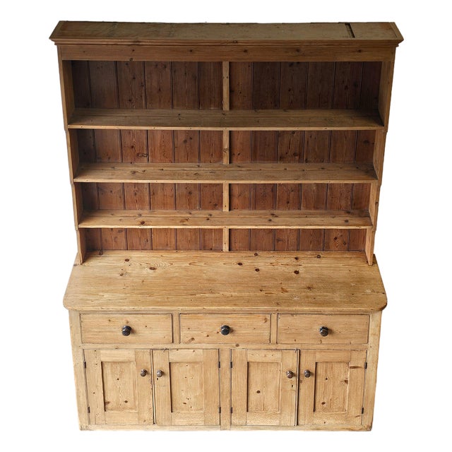 Dimensions: 76.125"W x 21.5"D x 103.5"H Shelves (top to bottom) 21"H x 8.75"D 14.25"H x 7.75"D 13"H x 6.75"D 11.75"H Lower...