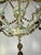 Early 20th Century French Provençal Painted Iron Chandelier With Wooden Bead Garlands For Sale - Image 5 of 6
