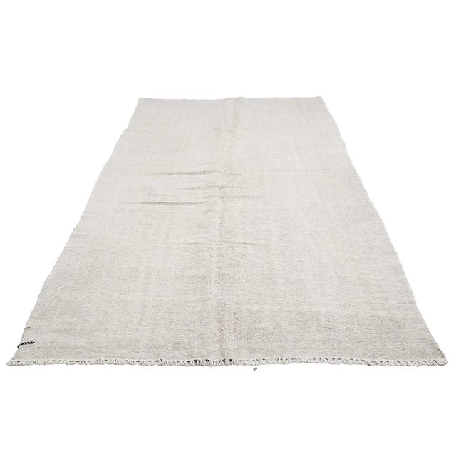 Handwoven vintage hemp kilim rug from Yozgat region of Turkey. Approximately 45-55 years old. In very good condition.