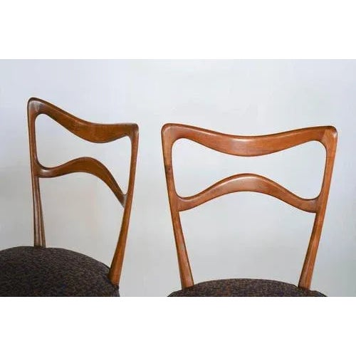 Armonia Walnut Dining Chair by Silvio Piattelli For Sale - Image 12 of 13