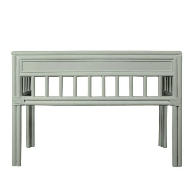 Wood Colony Desk, Celery Green For Sale - Image 7 of 7