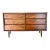 Mid-Century Modern Harmon House Walnut 6-Drawer Dresser on Tapered Legs, Attributed For Sale