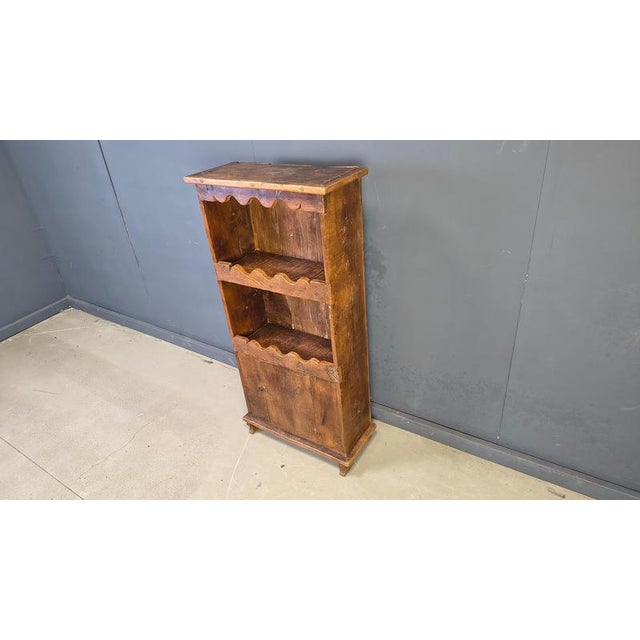 Wood 19th Century Rustic Folk Art Cabinet, France For Sale - Image 7 of 14