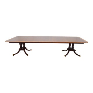 Baker Historic Charleston Mahogany Dining Table For Sale