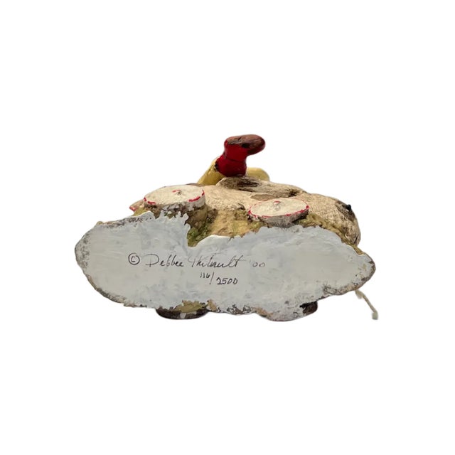 Vintage Debbee Thibault "Bunny Ride" Collectible American Folk Art