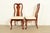 Thomasville Queen Anne Carved Solid Mahogany Dining Chairs | Set of Six For Sale - Image 12 of 15