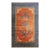1920s Orange Pictoral Field Greek Key Antique Chinese Art Deco Wide Gallery Rug For Sale