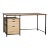 Nabucco Desk, Bleached Walnut and Metal For Sale