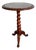 Mahogany Barley Twist Coffee Table with Carved Decor For Sale