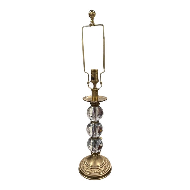 Decorative Crafts, Stacked Ball Glass Lamp, Italy For Sale
