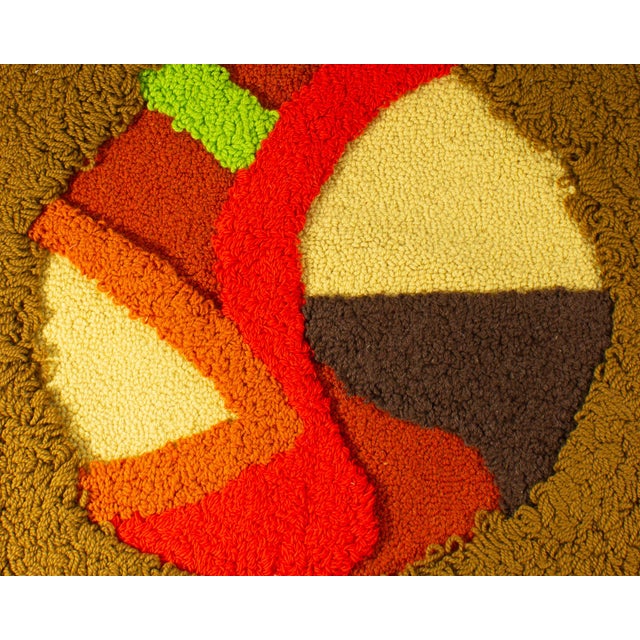 1970s 1976 Wool Tapestry by Harry Hilson For Sale - Image 5 of 6