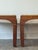 Looking to add some architectural flair to your space? These Mid-Century Modern mahogany side tables by John Keal for...