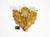 A beautiful, large, and rare wall lamp made of glass and gilded metal. manufactured by banci firenze in 2009. Made in...