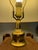 Hollywood Regency 1970’s Hollywood Regency Style Brass and Wood Lamp Pair For Sale - Image 4 of 11