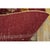 Raspberry Red 1920s Deep Red Field Floral Greek Key Antique Chinese Art Deco 8'10" X 11'6" Rug For Sale - Image 8 of 9