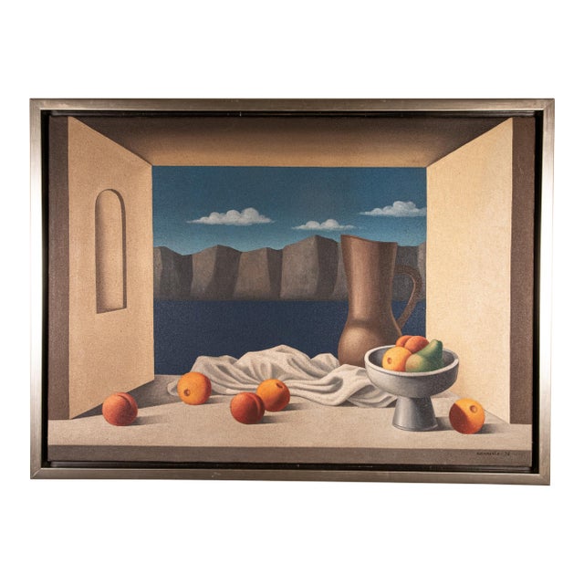 Mario Carreno - (1913 - 1999) - Cuban - Oil on Canvas Coa - 29 1/2" W X 22" H, Framed For Sale