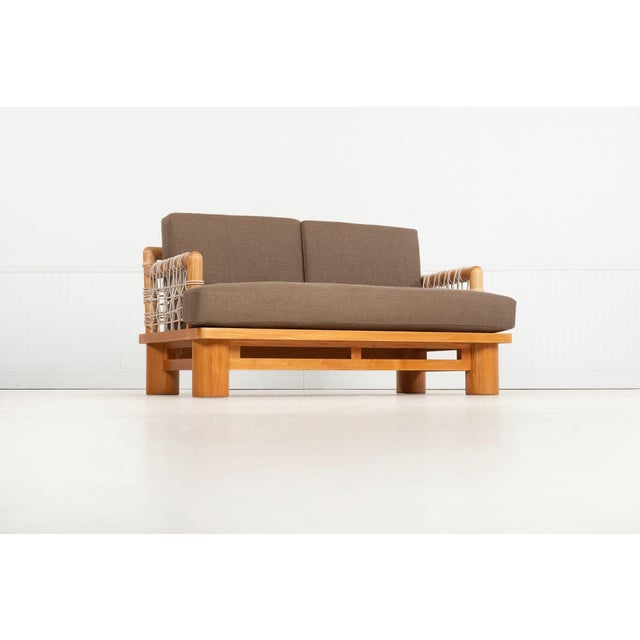 Karl Springer for Karl Springer, LTD Dowelwood Sofa1980c. For Sale - Image 4 of 18