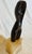 Mid-Century Modern Hand-carved teak sculpture on alabaster base For Sale - Image 3 of 7