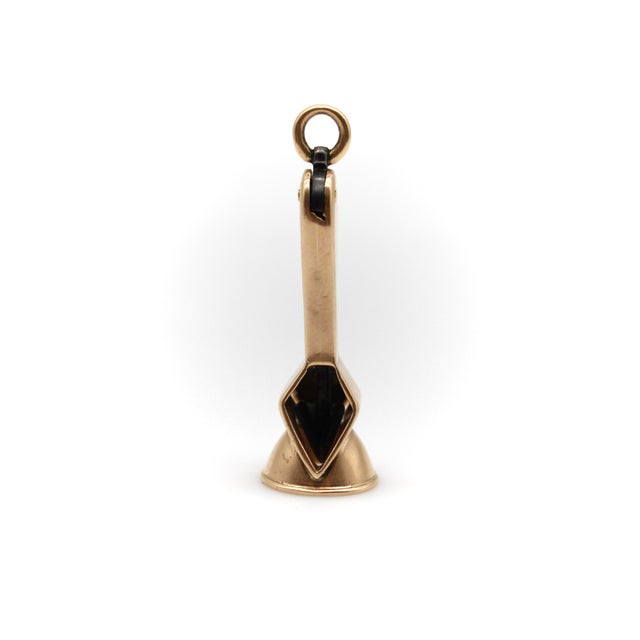 Late 19th Century Late 19th Century Victorian 14k Gold and Steel Cigar Cutter For Sale - Image 5 of 9
