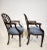 Late 20th Century Pair of Vintage Hepplewhite Style Wheelback Armchairs For Sale - Image 4 of 10