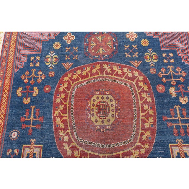 Late 19th Century Doris Leslie Blau Antique Samarkand Khotan Rug For Sale - Image 5 of 10