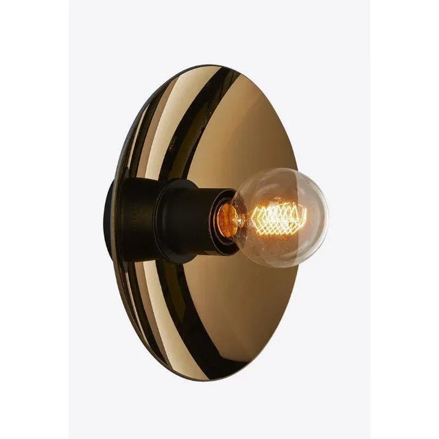 Wood Gold Zénith Wall Light by Radar For Sale - Image 7 of 8