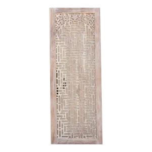 Reclaimed Teak Hand-Carved Gujarat Door