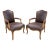 Pair of Louis XV Style Fauteuil Armchairs by Sally Sirkin Lewis for J Robert Scott For Sale