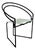 Black & Mint La Tonda Chair by Mario Botta for Alias, 1980s For Sale