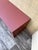 Post Modern Lacquered Raspberry Accent Bench by B&b Italia. Circa 1990s For Sale - Image 9 of 18