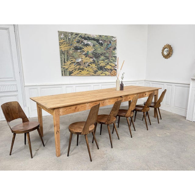 1960s Frosted Brown Chairs from Baumann, 1960s, Set of 6 For Sale - Image 5 of 8