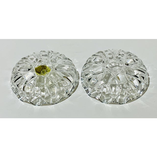 1990s Vintage Roc Lead Crystal Salt Cellars- a Pair For Sale - Image 5 of 8