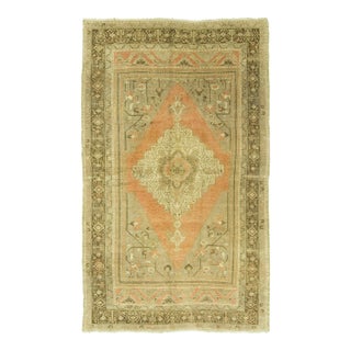 Vintage Turkish Oushak Rug - 5ft 11in X 10ft 3in For Sale