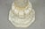 White Vintage Italian Classical Carved Marble Column Form Square Top Pedestal Stand For Sale - Image 8 of 13