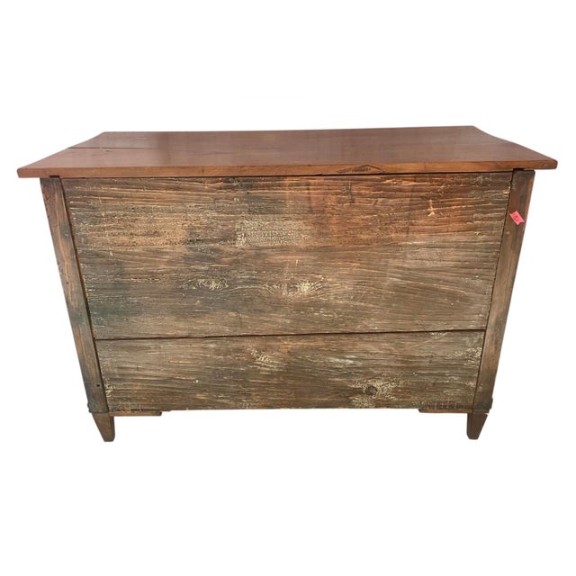 Italian Neoclassical Burl Wood Three-Drawer Dresser - 18th Century For Sale - Image 9 of 11