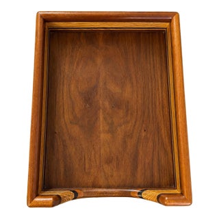 Danish Modern Paper Tray & Letter Organizer in Teak, Maple & Walnut For Sale