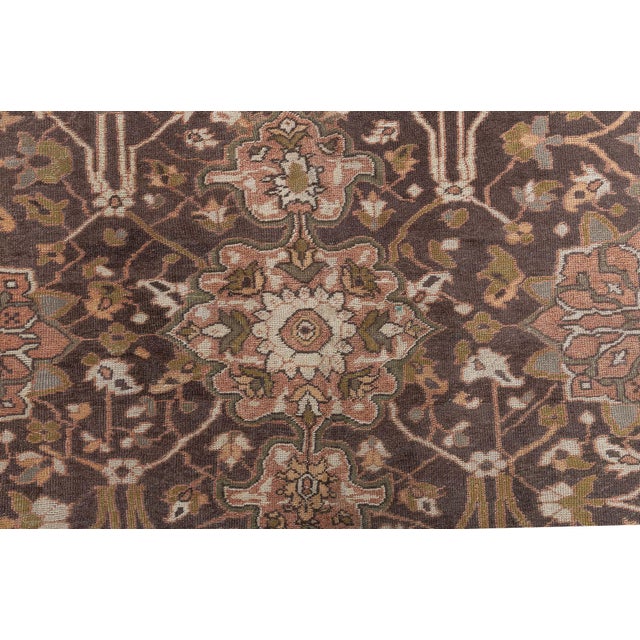 Late 19th Century Antique Persian Sultanabad Rug For Sale - Image 5 of 11