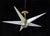 1950s Mid Century Modern Lightolier Starburst Claremont Chandelier, Brass & Glass For Sale - Image 10 of 10