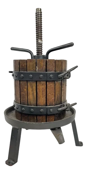 Antique Manual Wine Press with Working Press, 1950s
