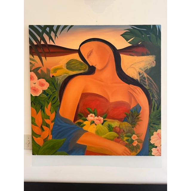 Post Impressionist Original Painting by Naoko Paluszak For Sale In Atlanta - Image 6 of 6