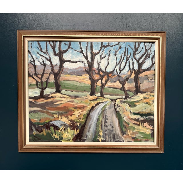 Falk‑Åke, Lövsta Enhörna, 1974, Oil on Panel, Framed For Sale - Image 16 of 18
