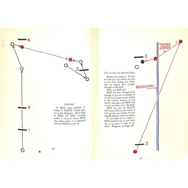 "Croquet: Rules and Strategy for Home Play" 1957 Brown, Paul For Sale - Image 11 of 15