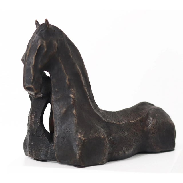 German sculptor Nando Kallweit produces figurative bronze sculptures and reliefs with aquiline and a graceful modern...