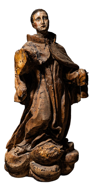 Unknown, Wooden Sculpture of Saint Francis of Assisi, 1800s, Wood