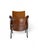 This vintage cinema chair is a charming piece of modern art that combines an industrial aesthetic with the warm texture of...