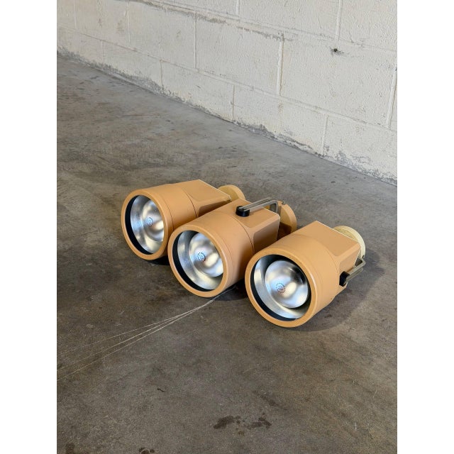 1970s Style After Louis Poulsen Danish Modern Beige Metal Spotlights - Set of 3 For Sale - Image 12 of 12