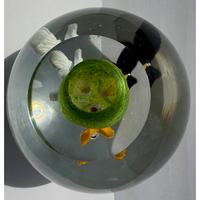 Crystal Glass Paperweight For Sale - Image 4 of 8