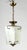 1960s Single-Light Chandelier in Ground Glass in the shape of an Isosceles Trapezium, Italy, 1950 For Sale - Image 5 of 10