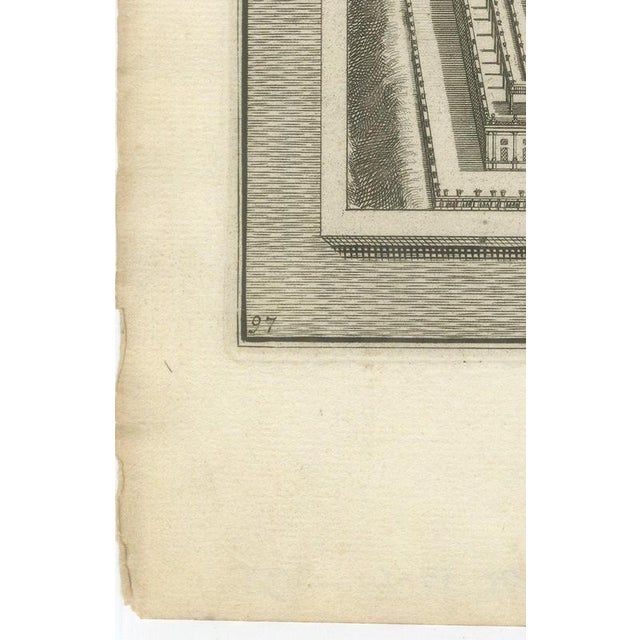 Pieter Mortier, Plan of Jerusalem and Bird's Eye View of Solomon's Temple, 1700, Engraving For Sale - Image 9 of 12